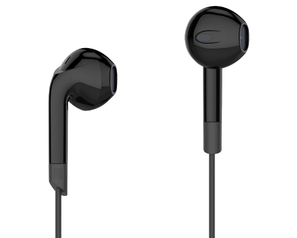 Słuchawki douszne z mikrofonem na USB-C czarne Kruger&Matz C2