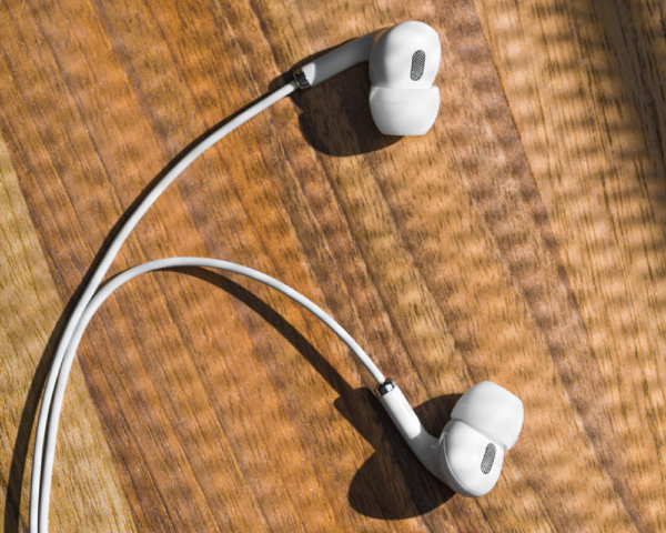 Słuchawki dokanałowe z mikrofonem na USB-C białe Kruger&Matz C1