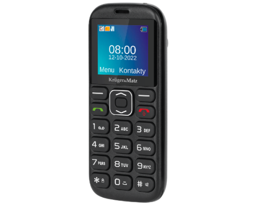 Telefon GSM dla seniora SOS duże klawisze Kruger&Matz Simple 921