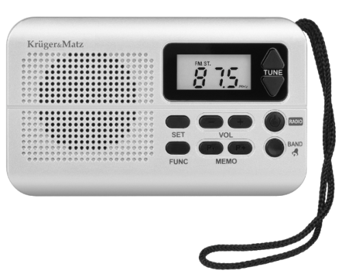 Radio przenośne kieszonkowe z wyświetlaczem Kruger&Matz KM0819