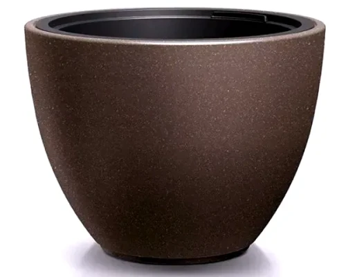donica mrozoodporna z wkladem 57 cm kawowa prosperplast heos eco wood