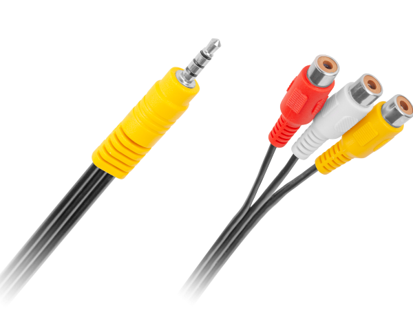 Projektor LED Wi-Fi  50-120 cali z pilotem Kruger&Matz V-LED50 kable