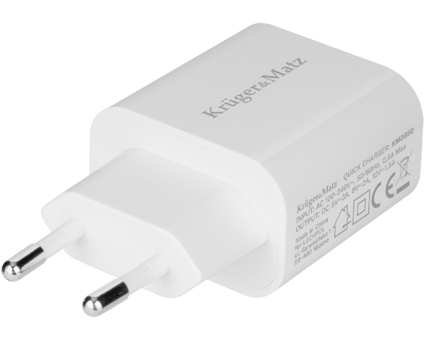 Ładowarka sieciowa USB-C z szybkim ładowaniem KM0850