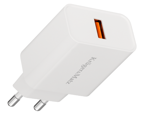 Ładowarka sieciowa USB z szybkim ładowaniem QC KM0851