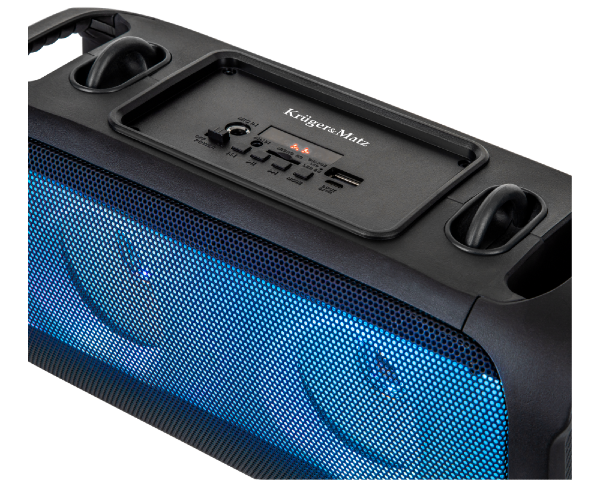 Przenośny głośnik Bluetooth z mikrofonem LED RGB Kruger&Matz KM0559