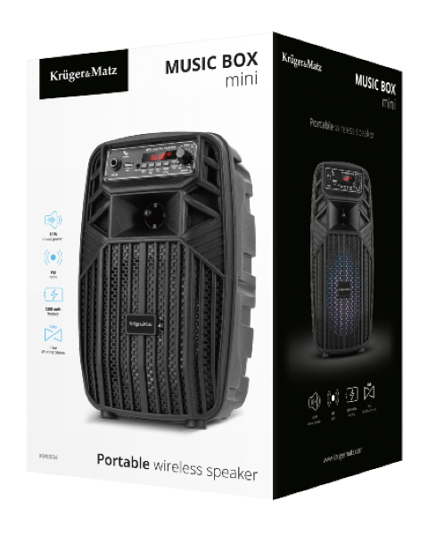 Przenośny głośnik bezprzewodowy Kruger Matz Music Box Mini