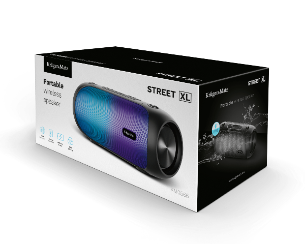 Głośnik Bluetooth bezprzewodowy Kruger Matz Street XL