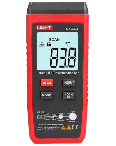 Miernik temperatury na podczerwień z ekranem Uni-T UT306A