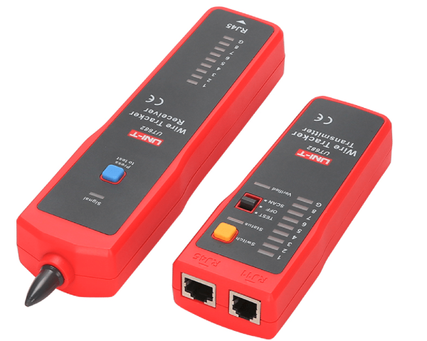 Miernik - szukacz par przewodów z testerem kabli RJ-45 Uni-T UT682