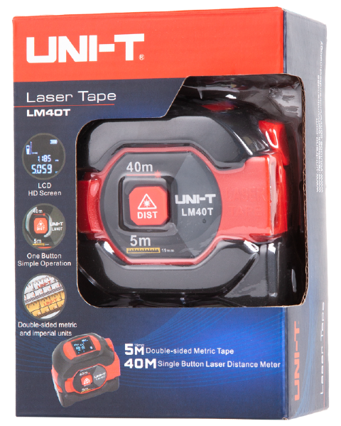 Miernik dystansu dalmierz laserowy 40m miara Uni-T LM40T - 5