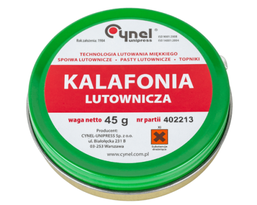 Kalafonia lutownicza 45g Cynel.png
