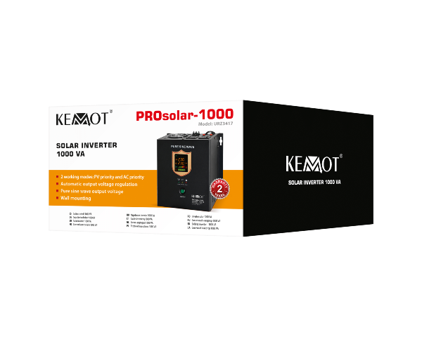 Przetwornica solarna inwerter KEMOT PROsolar-1000