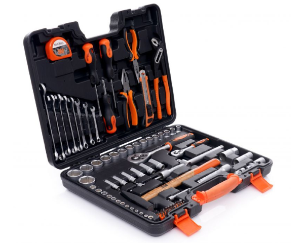 Zestaw narzędzi ręcznych 83 elementów w walizce KD10464