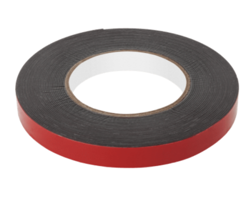 Taśma piankowa dwustronna czarna REBEL (1 mm x 15 mm x 10 m)