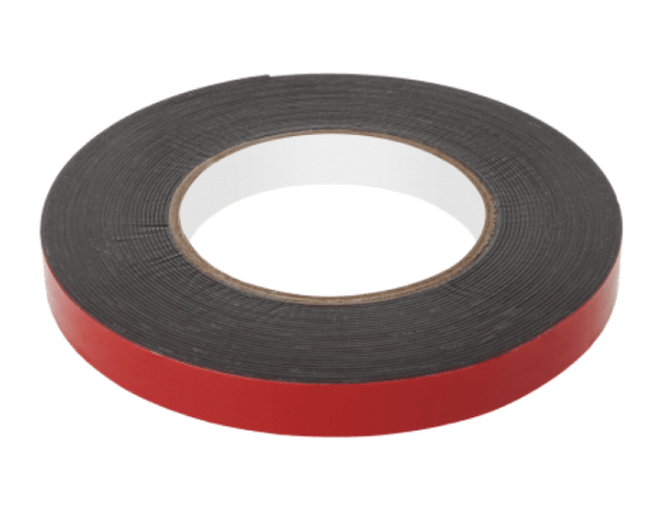 Taśma piankowa dwustronna czarna REBEL (1 mm x 15 mm x 10 m)