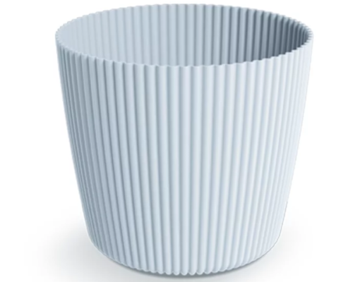 Doniczka okragla 13,5 l kolor jasnoszary Milly Round