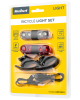 Lampka rowerowa LED USB 2szt przód tył zestaw Rebel URZ3493