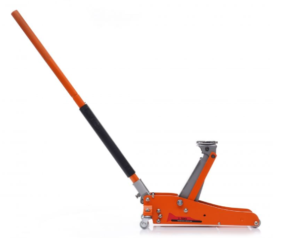 Niskoprofilowy podnosnik hydrauliczny Kraft&Dele KD1375 - zdjecie od boku