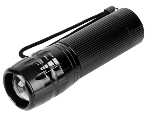 Latarka ręczna LED w pokrowcu 120m zoom Rebel