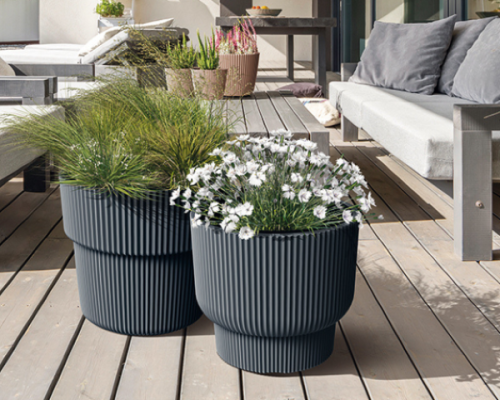 Doniczka mrozoodporna 14 l Milly Pods aranzacja