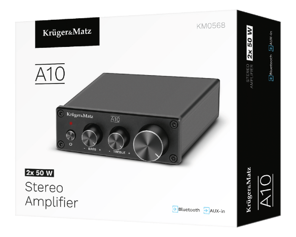 Wzmacniacz stereo Kruger&Matz A10