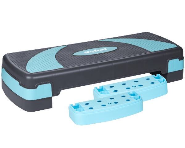 Step do ćwiczeń fitness aerobiku 3 stopnie Rebel RBA-3225-BL