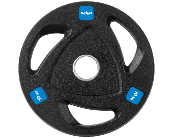 Obciążenia żeliwne gumowane 20kg 2x10kg otwór 51mm Rebel Active
