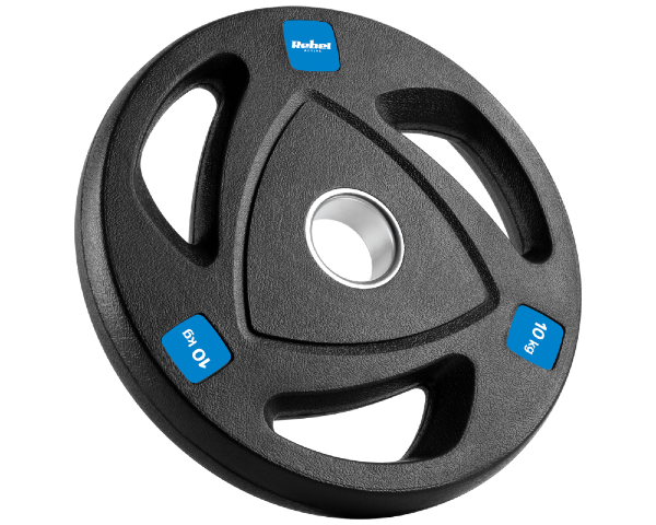 Obciążenia żeliwne gumowane 20kg 2x10kg otwór 51mm Rebel Active