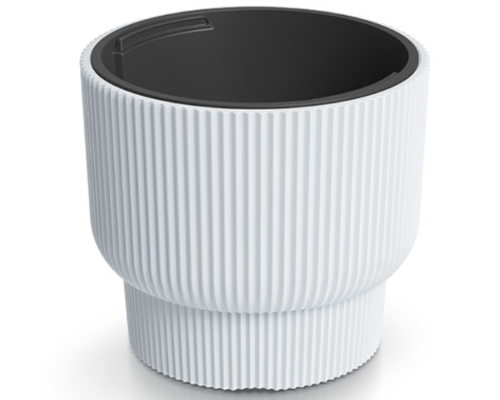 Donica okragla 33 l z wkladem 20 l biala Milly Pods