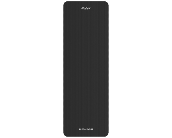 Mata gimnastyczna do ćwiczeń 183x61cm 1cm czarna Rebel Active