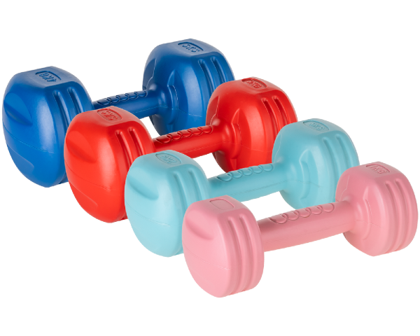 Hantle bitumiczne 20kg zestaw hantelków 8szt Rebel RBA-2310