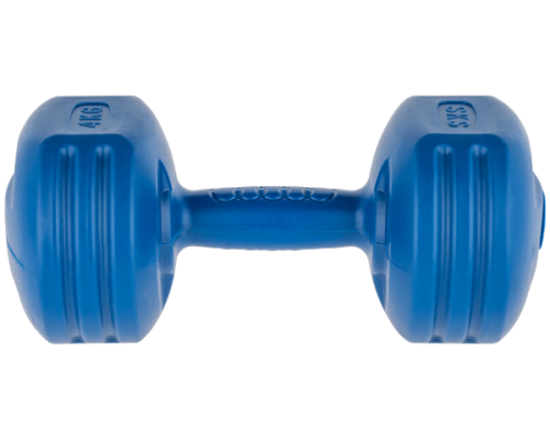 Hantle bitumiczne 2 x 4kg ciężarki do ćwiczeń Rebel RBA-2309