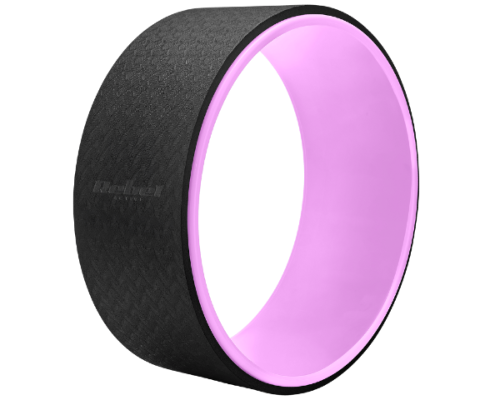 Koło do jogi ćwiczeń Dharma czarno-fioletowe Rebel RBA-3062-PU