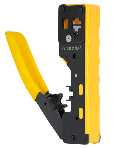 Zaciskarka wtyków przelotowych RJ45 RJ12 Rebel RB-1006