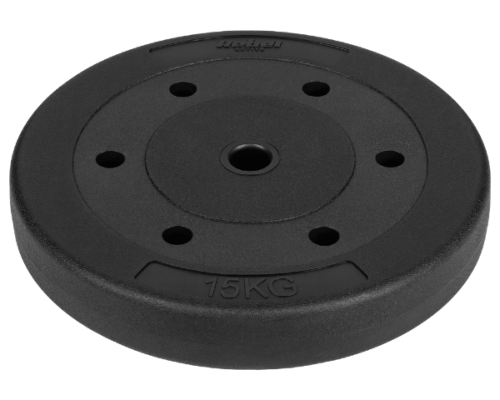 Obciążenia na siłownię bitumiczne 30kg zestaw 2x15kg Rebel RBA-2104