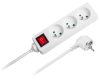 Przedłużacz listwa elektryczna 3 gniazda 1,5m włącznik Rebel URZ3195-1,5