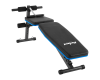 Ławka treningowa skośna z blokadą nóg i gumami Rebel Active