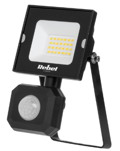 Reflektor LED 20W z sensorem ruchu i zmierzchu 230V 4000K