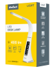 Lampka Led na biurko biała z zegarem termometrem datownikiem