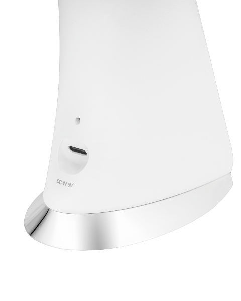 Lampka Led na biurko biała z zegarem termometrem datownikiem