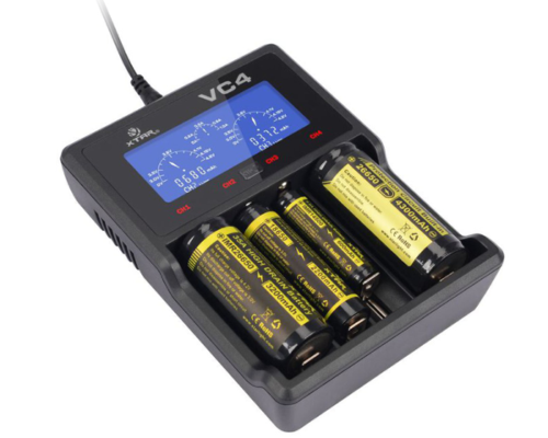 Ładowarka do akumulatorów cylindrycznych Li-ion i NiMH Xtar VC4