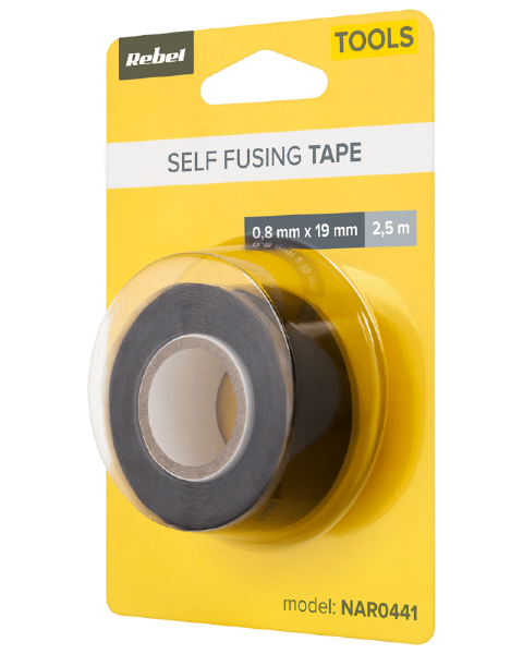 Taśma naprawcza samowulkanizująca 19 mm x 2,5 m czarna