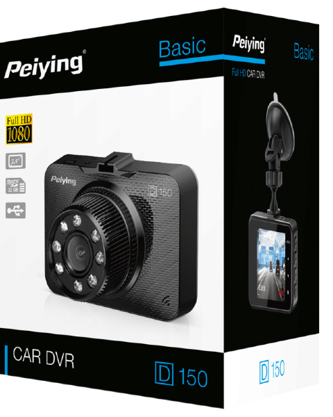 Rejestrator samochodowy wideorejestrator Full HD PY-DVR005