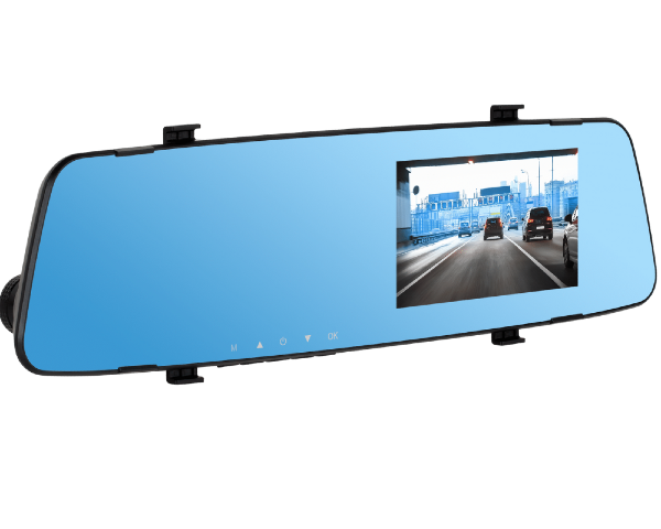 Wideorejestrator kamerka samochodowa cofania lusterko PY-DVR031