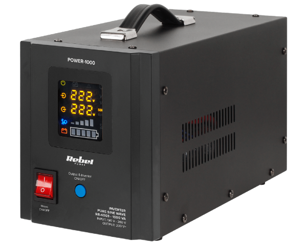 Zasilacz awaryjny 12V 230V 1000VA/700W Rebel Power 1000