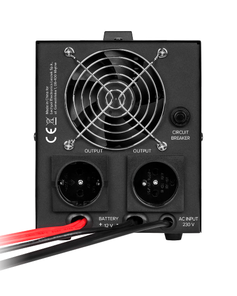 Zasilacz awaryjny 12V 230V 1000VA/700W Rebel Power 1000