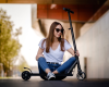 Hulajnoga elektryczna składana czarna Rebel Fast Wheels
