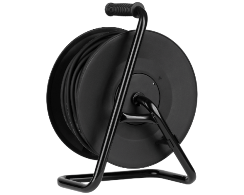 Przedłużacz na bębnie z żyłami 1,5mm² IP44 50m 4 gniazda Rebel - 2