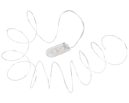 Lampki świąteczne 20 mini LED białe Rebel ZAR0544