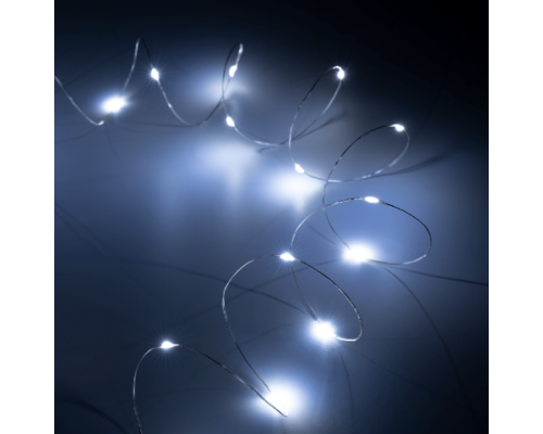 Lampki świąteczne 20 mini LED białe Rebel ZAR0544 - 2